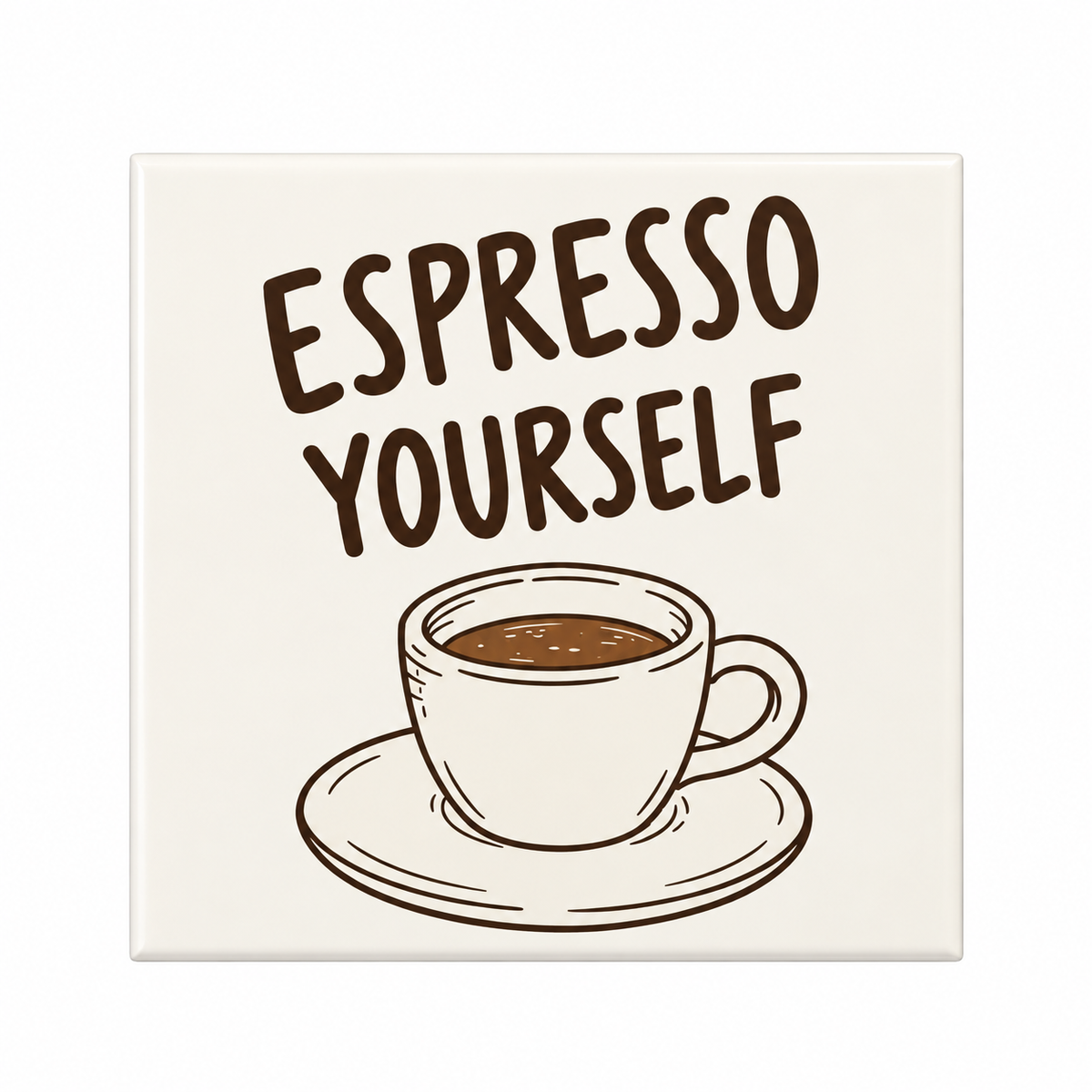 Espresso Italian coffee fridge magnet