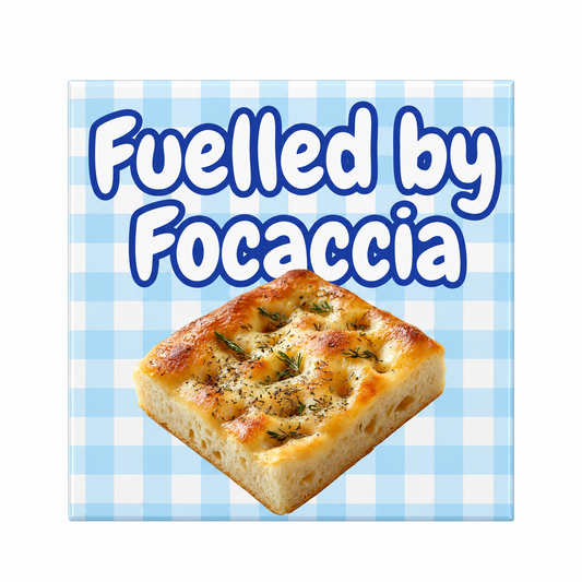 Focaccia Italian food fridge magnet