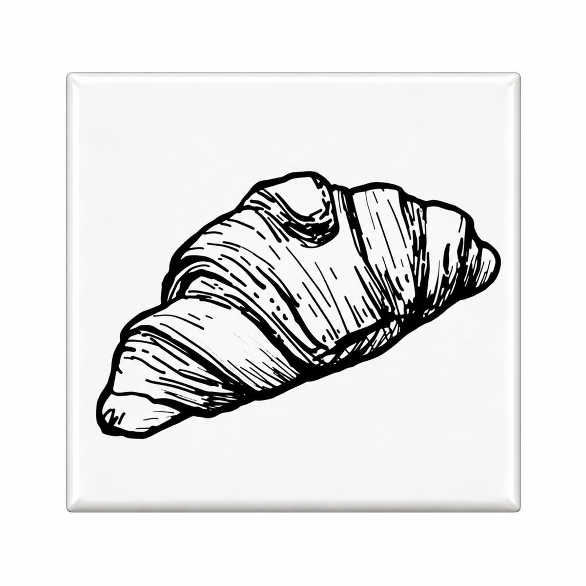Cornetto Italian pastry fridge magnet