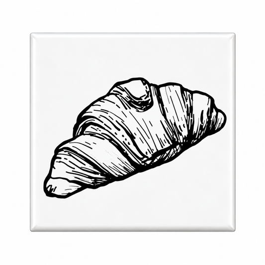 Cornetto Italian pastry fridge magnet