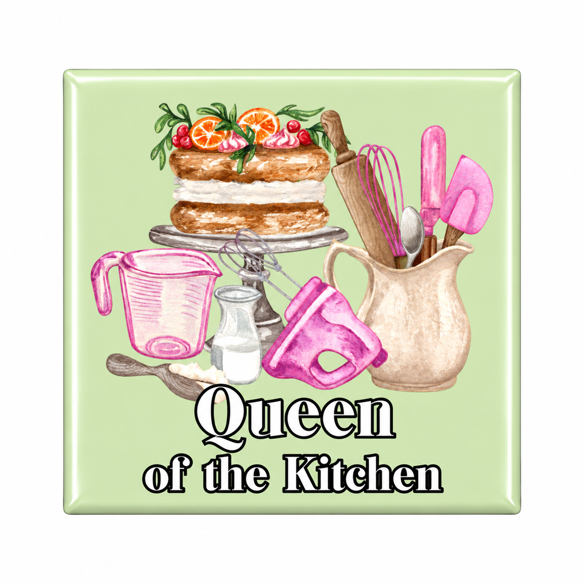 Queen fridge magnet