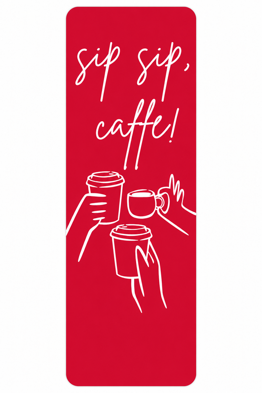 Sip Sip Italian-inspired bookmark