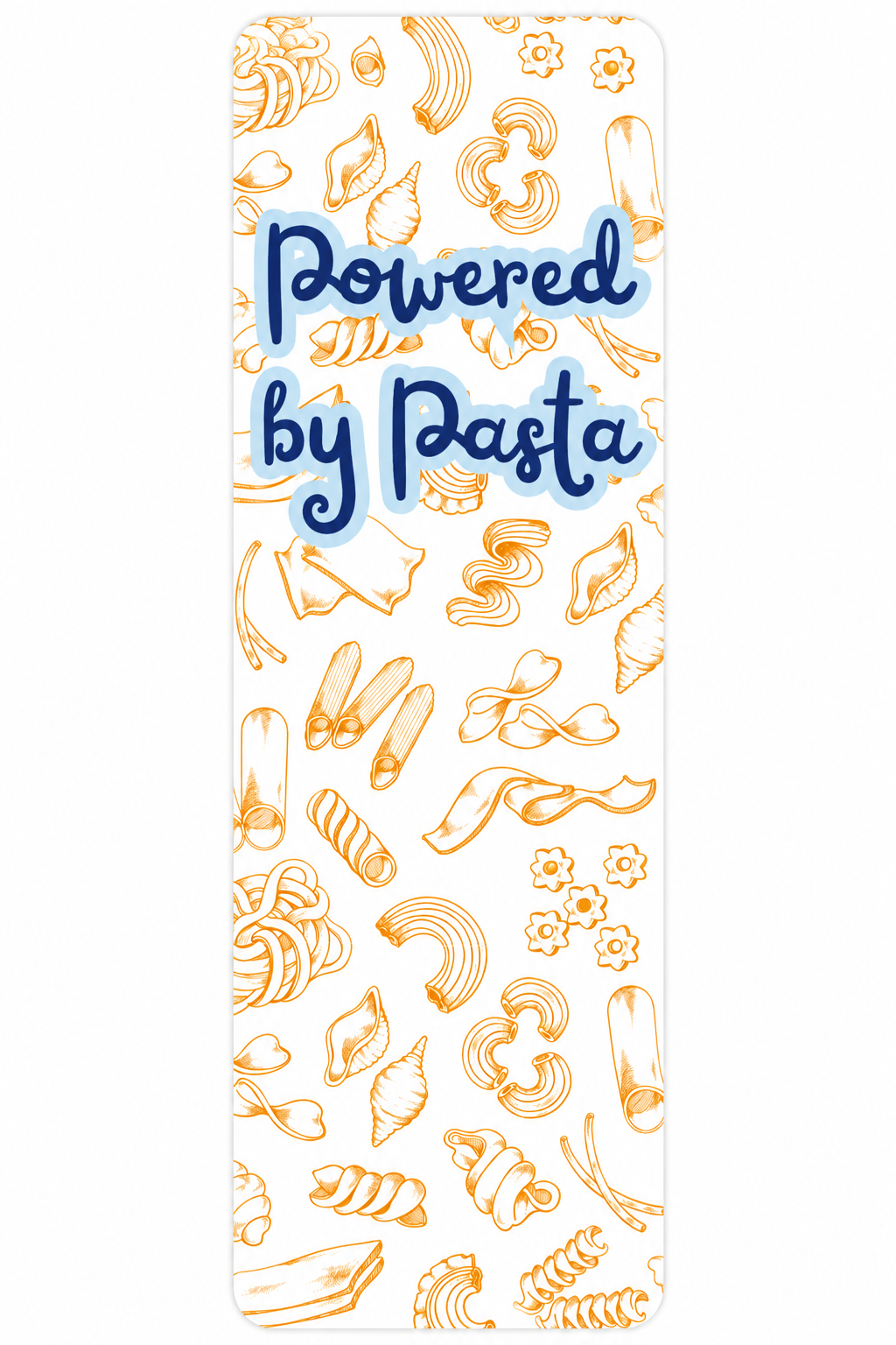 Pasta Italian-inspired bookmark