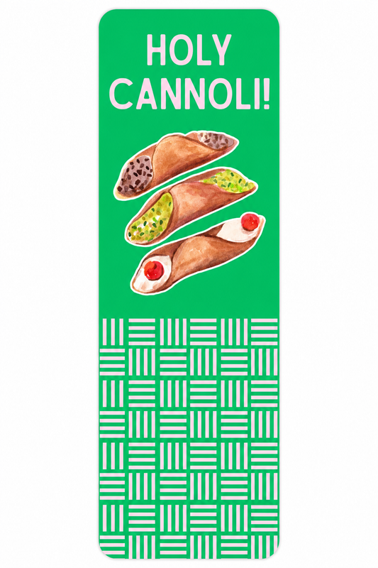 Cannoli Italian-inspired bookmark