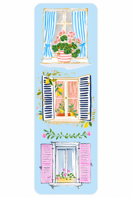 Italian window illustrated bookmark