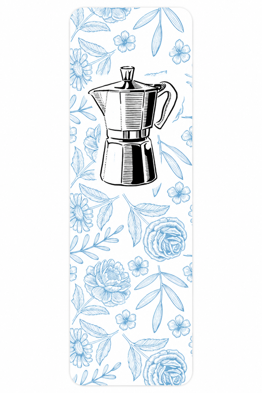 Italian moka coffee pot bookmark