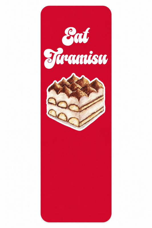 Tiramisu Italian-inspired bookmark