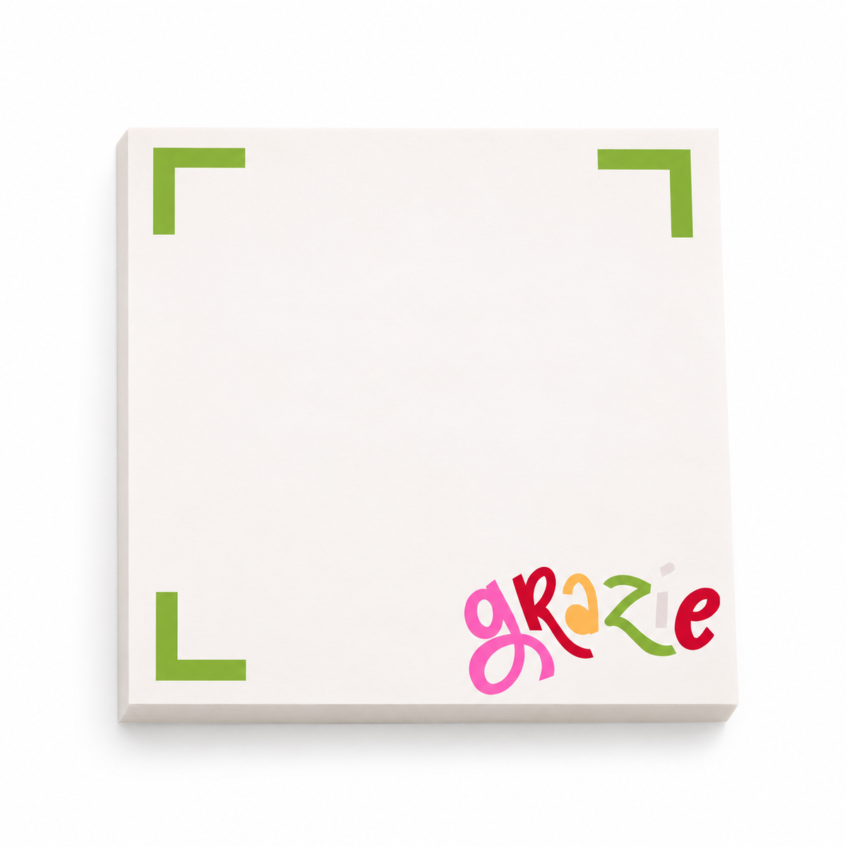 Grazie Italian-inspired sticky notes