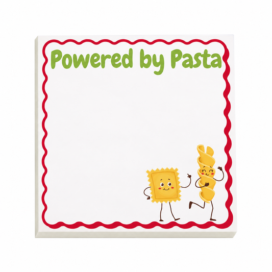 Pasta Italian-inspired sticky notes