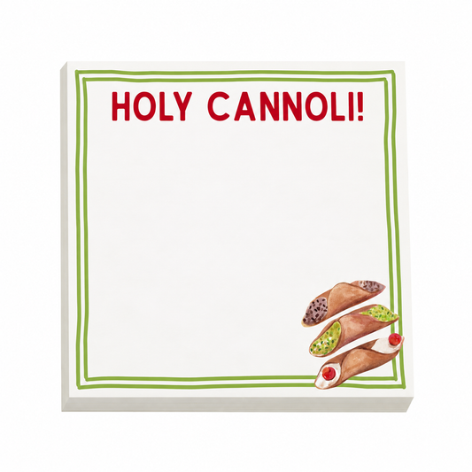 Cannoli Italian-inspired sticky notes