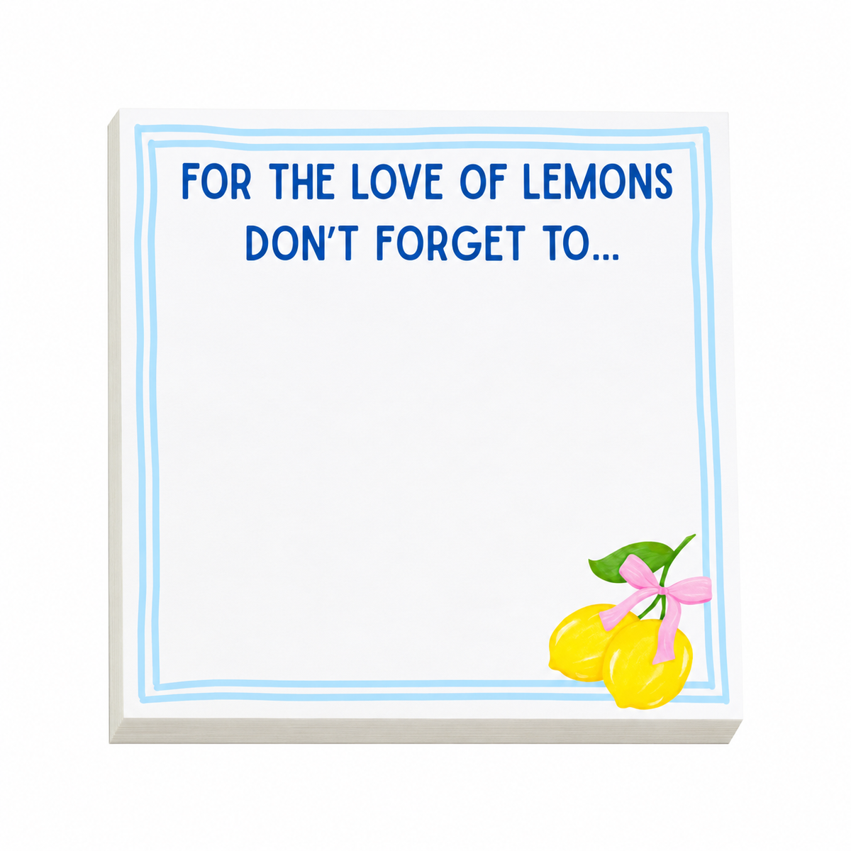 Limone lemon Italian-inspired sticky notes